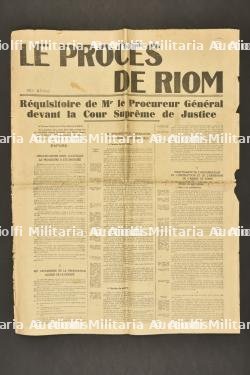 Journal le procès de Riom. Newspaper “The Riom Trial” — photo 1