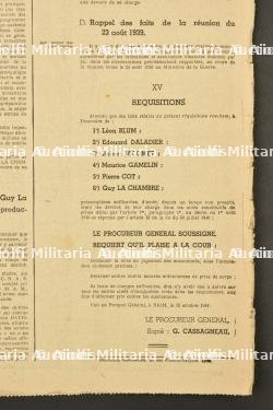 Journal le procès de Riom. Newspaper “The Riom Trial” — miniature 2