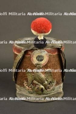 Shako 1837 du 56ème régiment d'infanterie de ligne.