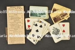 coffré jeu de bridge orné d’une francisque. Bridge Game Box Decorated with a Francisque — photo 4
