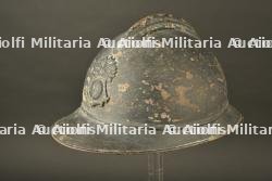 Casque Adrian 1915 infanterie coloniale. — miniature 4