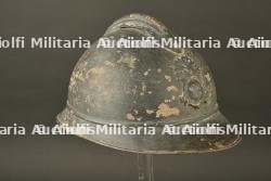 Casque Adrian 1915 infanterie coloniale. — miniature 5
