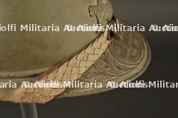 Casque Adrian 1915 officier artillerie attribué. — photo 5