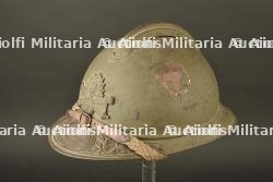 Casque Adrian 1915 officier artillerie attribué. — miniature 9