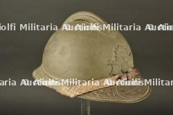 Casque Adrian 1915 officier artillerie attribué. — miniature 10