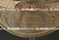 Casque Adrian 1915 officier artillerie attribué. — miniature 11