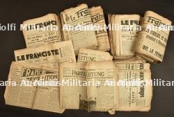Ensemble de journaux Occupation.