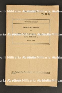 Livret Radio Sets SCR 536-A.