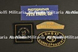Insignes War Correspondent.