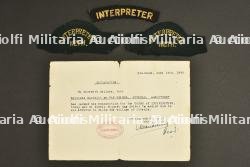 Insignes War Correspondent Hollandais.