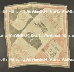 Foulard en soie à l'effigie du Maréchal. Silk Scarf with Marshal’s Effigy