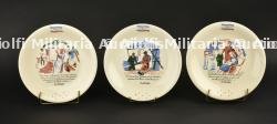 lot de 3 assiettes à l’effigie de la France du maréchal. Set of 3 plates bearing the effigy of Marshal’s France