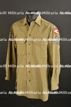 Chemise moutarde de la 70ème DI US.