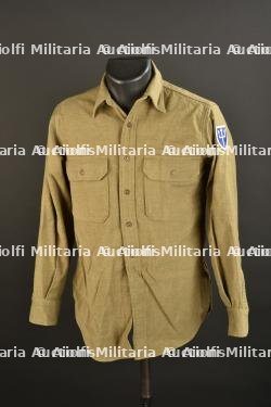 Chemise moutarde de la 97ème DI US.