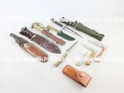 10 morceaux couteau de chasse, de sport et camper