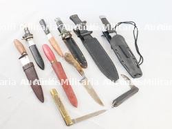 10 morceaux couteau de chasse, de sport et camper