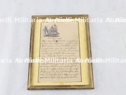 Lettre d'un soldat 1862.