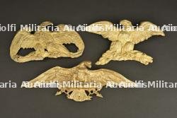 Ensemble de trois aigles impériaux en laiton — photo 1
