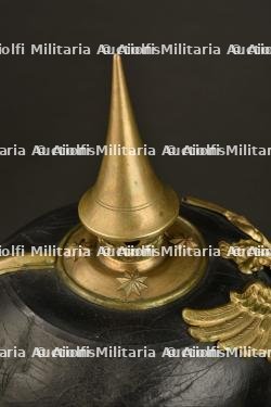 Casque à pointe d'officier du Train Badois. — miniature 5