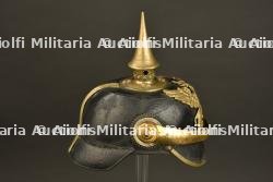 Casque à pointe d'officier du Train Badois. — miniature 7