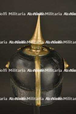 Casque à pointe d'officier du Train Badois. — miniature 8
