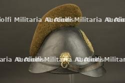Casque bavarois à chenille Raupenhelm modèle 1845-48 de Schützen. — miniature 5