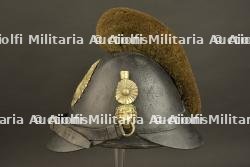 Casque bavarois à chenille Raupenhelm modèle 1845-48 de Schützen. — miniature 8
