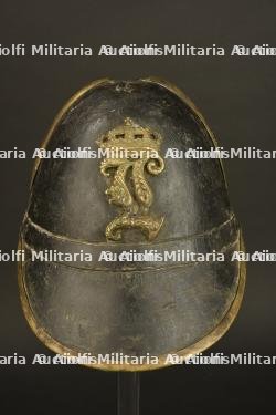 Casque bavarois Raupenhelm troupes montées . — photo 1