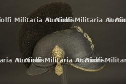 Casque bavarois à chenille Raupenhelm modèle 1868 d'infanterie légère. — photo 4