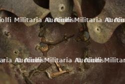 Casque bavarois à chenille Raupenhelm modèle 1868 troupes montées. — photo 2