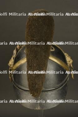 Casque bavarois à chenille Raupenhelm modèle 1868 troupes montées. — miniature 6