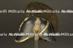 Casque bavarois à chenille Raupenhelm modèle 1868 troupes montées. — miniature 9
