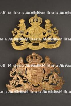2 plaques de casque à pointe bavarois. — photo 2
