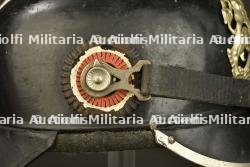 Casque à pointe bavarois en tôle garnitures maillechort. — miniature 4