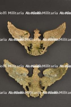 Duo de plaques de casques à pointe de la Garde modèle 1895 — miniature 2