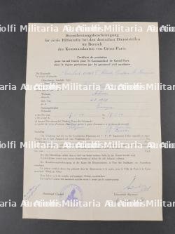 Documents occupation allemande. German occupation documents. — photo 14