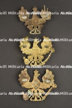 Ensemble de 3 plaques de casque à pointe prussiennes — photo 2