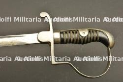 Sabre d'officier monture blanche lame courbe — photo 4