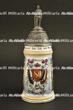 Chope de réserviste du Fusilier Regiment 80 de Hanau