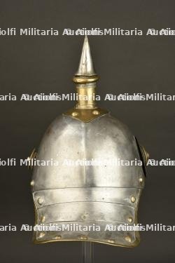 Casque modèle 1862-67 de Schweres Reserve Reiter restauré — miniature 7