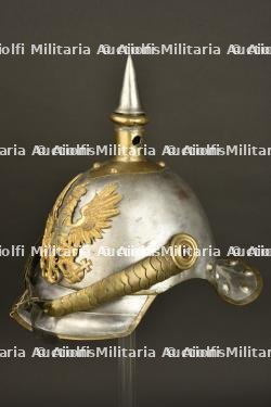 Casque modèle 1862-67 de Schweres Reserve Reiter restauré — miniature 9