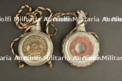 2 Gourdes de réserviste en verre dont une du JR 166 de Bitsch — miniature 3
