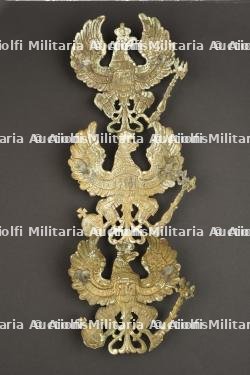 Ensemble de 3 plaques de casque à pointe prussiens modèle 1860 — photo 2