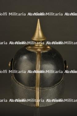Casque à pointe troupe 1891 d'un travailleur du BA XVI — photo 9