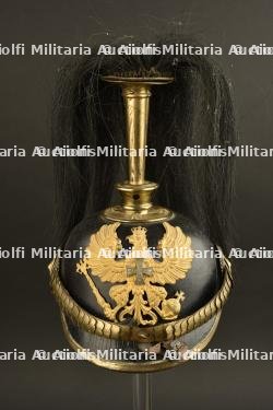 Casque à pointe d'officier de réserve Artillerie ou Train prussien — photo 1