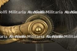 Casque à pointe d'officier de réserve Artillerie ou Train prussien — miniature 7