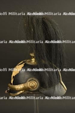Casque à pointe d'officier de réserve Artillerie ou Train prussien — miniature 8