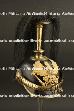 Casque à pointe d'officier de réserve Artillerie ou Train prussien — miniature 12