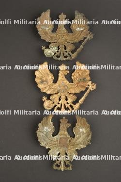 Ensemble de 3 plaques de casque à pointe prussiennes — photo 2