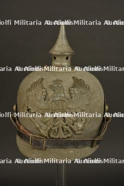 Casque à pointe ersatz en feutre prussien composite